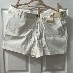 ANA white shorts- 5 inch inseam